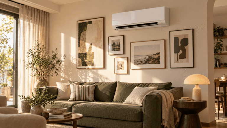 Não gosta do visual do ar-condicionado? 7 ideias para integrá-lo à decoração