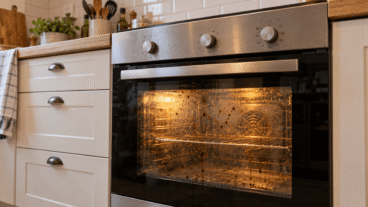Gordura queimada no vidro do forno? Como limpá-la sem riscar o vidro